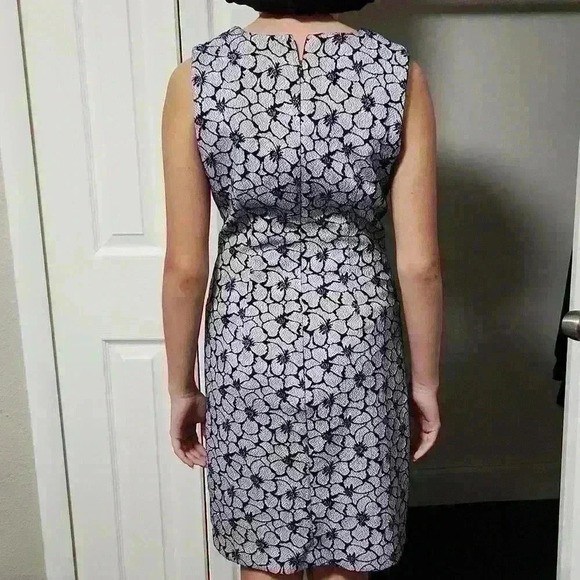 Karl Lagerfeld Navy Blue Blossom Dress - Picture 2 of 5